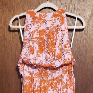 Super flowy floral maxi dress